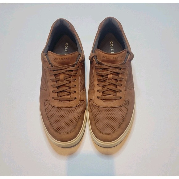 Cole Haan Men's Grand Crosscourt Sneaker Style C33980‎ Size 13M Brown - Picture 1 of 11